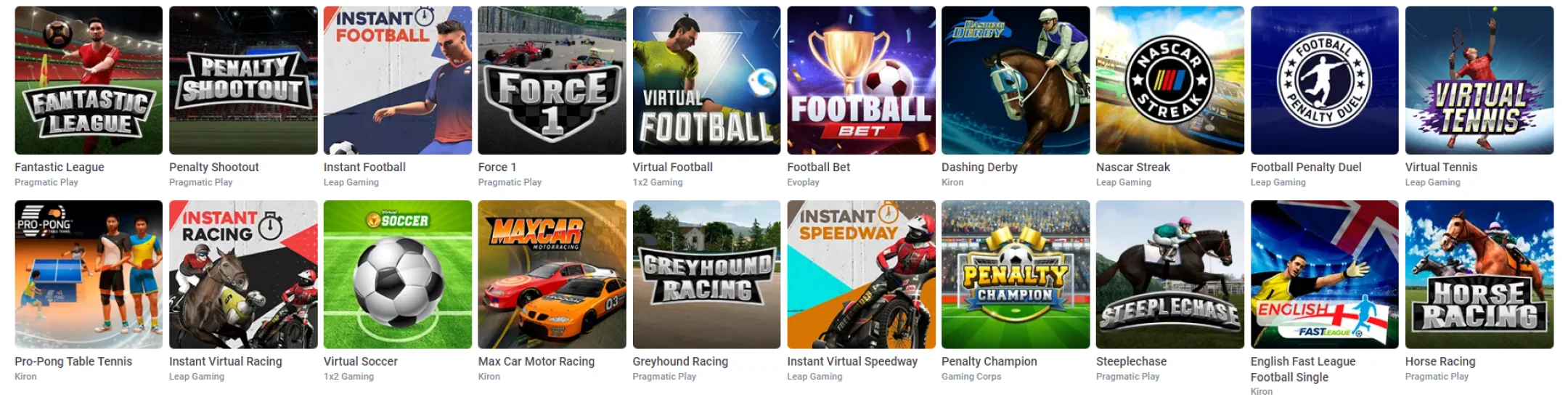 20Bet Casino Niche Sports