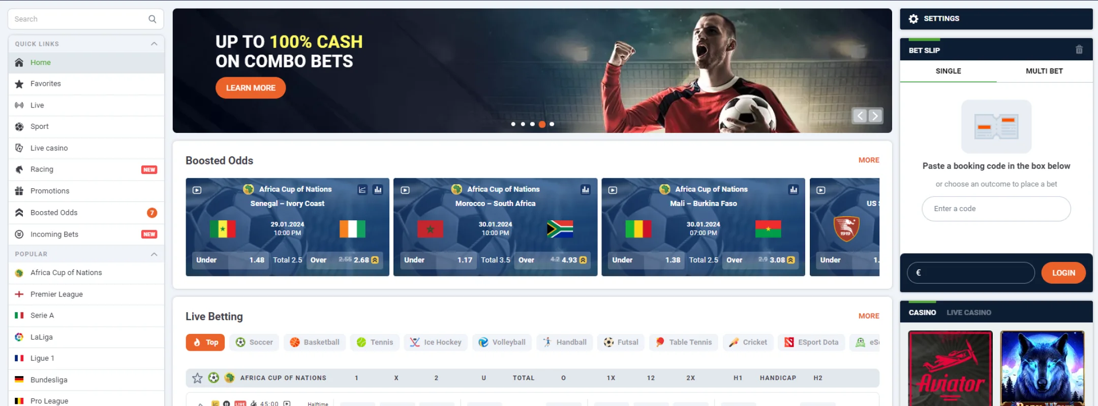 20BET Casino Online gambling